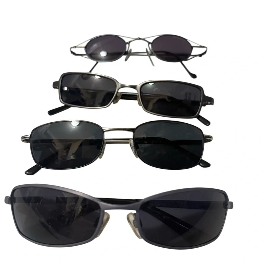 4 Vintage ESCHENBACH Dark Fuchsia UNIQUE RARE SUNGLASS